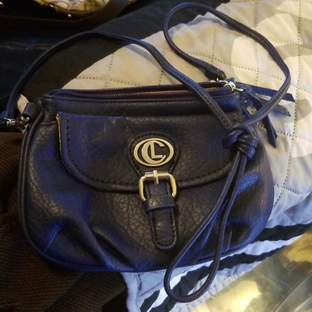 Small navy blue purse